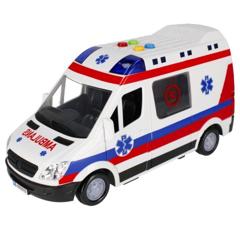 Ambulans Mega Creative 26cm światło i dźwięk (522124) Mega Creative