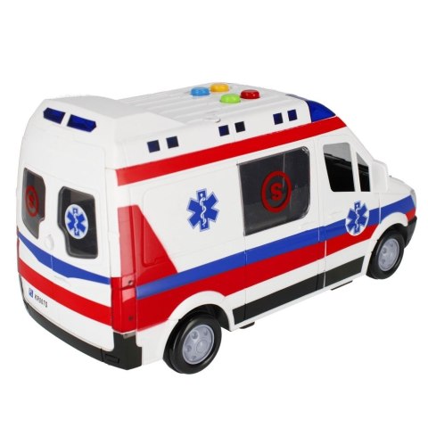 Ambulans Mega Creative 26cm światło i dźwięk (522124) Mega Creative