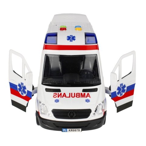 Ambulans Mega Creative 26cm światło i dźwięk (522124) Mega Creative