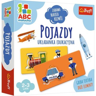 Gra edukacyjna Trefl Pojazdy z Serii ABC Malucha Pojazdy (01942) Trefl