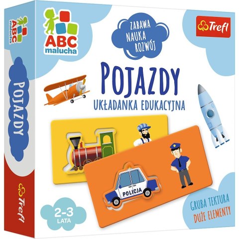 Gra edukacyjna Trefl Pojazdy z Serii ABC Malucha Pojazdy (01942) Trefl Gra edukacyjna Trefl Pojazdy z Serii ABC Malucha Pojazdy (01942) Trefl