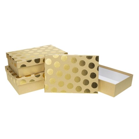 Pudełko na prezent Rozette (PUG-22030-PR-HS set 3 pcs) Rozette Pudełko na prezent Rozette (PUG-22030-PR-HS set 3 pcs) Rozette