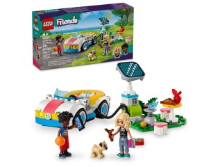 Klocki konstrukcyjne Lego Friends Samochód elektryczny i stacja ładująca (42609) Lego