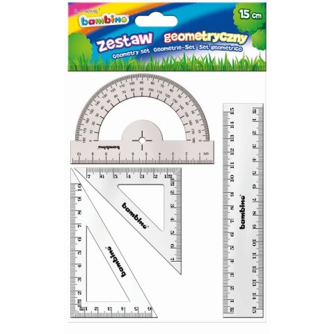 Komplet geometryczny Bambino 4 elemety, 15cm 4 el. Bambino