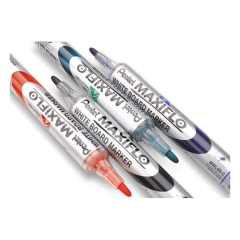 Marker suchościeralny Pentel, czerwony 1,1-2,2mm okrągła końcówka Pentel