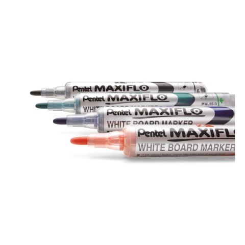 Marker suchościeralny Pentel, czerwony 1,1-2,2mm okrągła końcówka Pentel