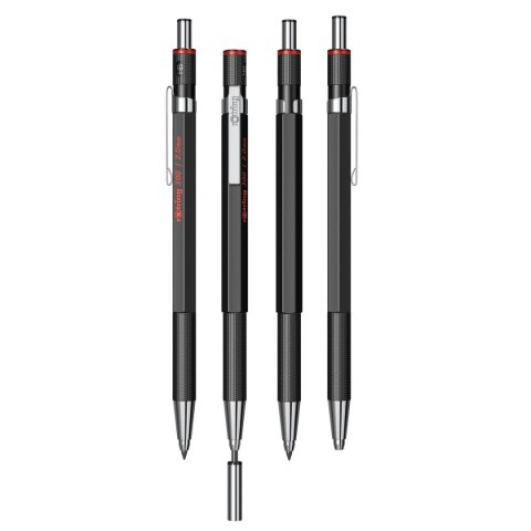 Ołówek automatyczny Rotring 300 czarny 2,0mm (1904729) Rotring