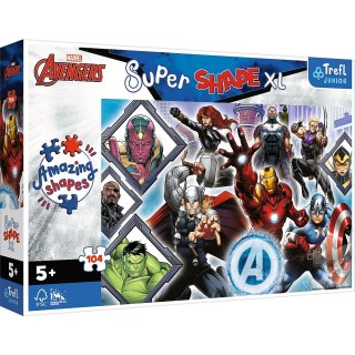 Puzzle Trefl Avengers XL Twoi ulubieni Avengersi 104 el. (50018) Trefl