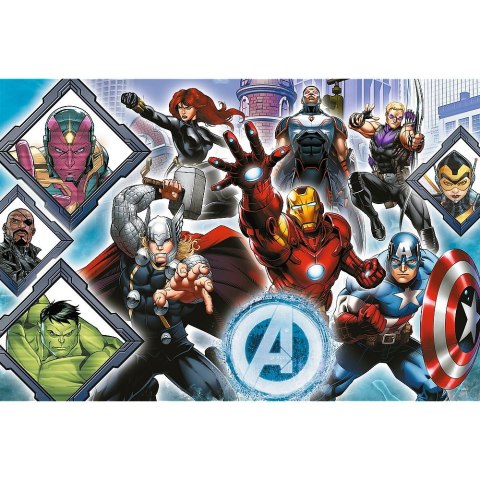 Puzzle Trefl Avengers XL Twoi ulubieni Avengersi 104 el. (50018) Trefl Puzzle Trefl Avengers XL Twoi ulubieni Avengersi 104 el. (50018) Trefl