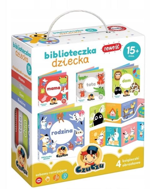 Książeczka edukacyjna Czuczu Biblioteczka dziecka 15mc+ (762077) Czuczu Książeczka edukacyjna Czuczu Biblioteczka dziecka 15mc+ (762077) Czuczu