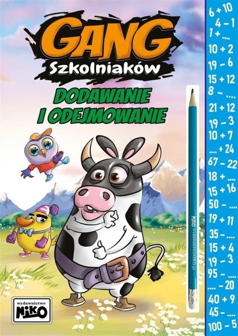 Książeczka edukacyjna Niko Gang Szkolniaków. Dodawanie i odejmowanie Niko Książeczka edukacyjna Niko Gang Szkolniaków. Dodawanie i odejmowanie Niko