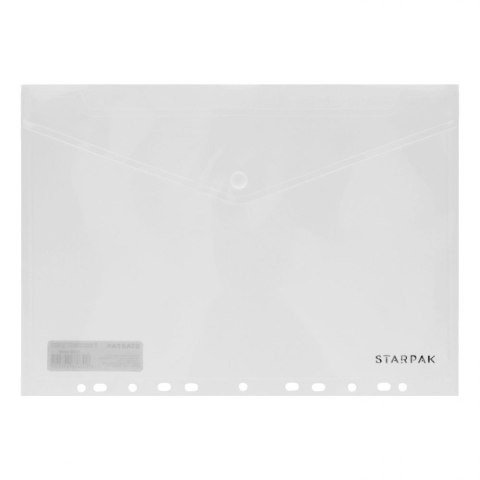 Teczka plastikowa na zatrzask A4 przezroczysty Starpak (449985) Starpak