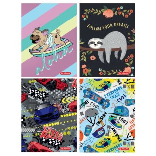 Zeszyt Herlitz HUMOROUS FOR GIRLS&BOYS A4 32k. krata (9577255) Herlitz