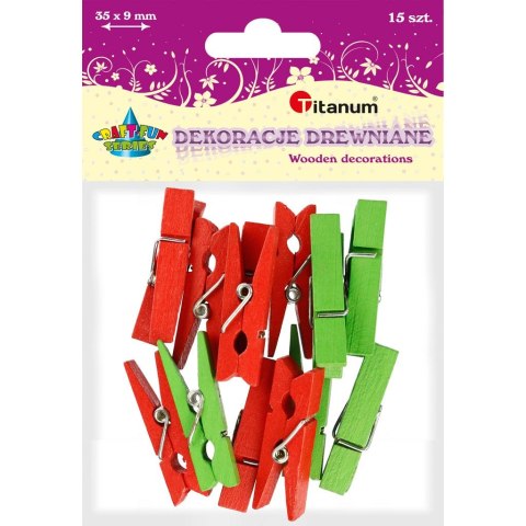 Ozdoba drewniana Titanum Craft-Fun Series klamerki (C292CZ/ZI) Titanum Ozdoba drewniana Titanum Craft-Fun Series klamerki (C292CZ/ZI) Titanum
