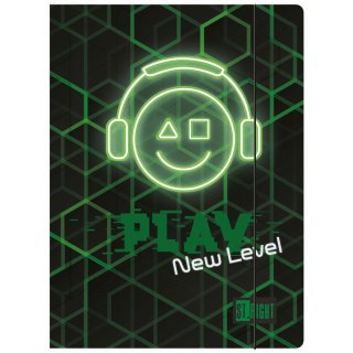 Teczka kartonowa na gumkę ST.RIGHT PLAY NEW LEVEL A4 mix Unipap Unipap