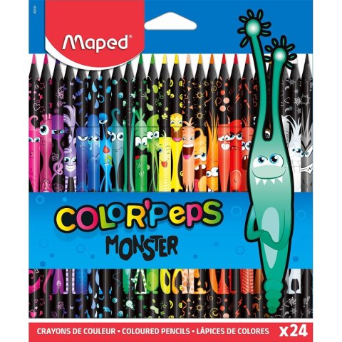 Kredki świecowe Maped Colorpeps 24 kol. (862624) Maped