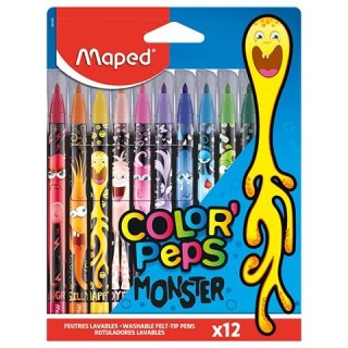 Flamaster Maped MONSTER COLORPEPS 12 kol. (845400) Maped