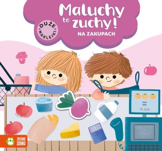 Książeczka edukacyjna Zielona Sowa Maluchy to zuchy. Na zakupach Zielona Sowa