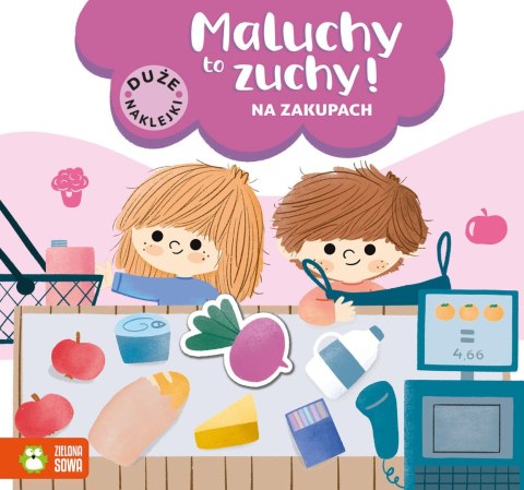 Książeczka edukacyjna Zielona Sowa Maluchy to zuchy. Na zakupach Zielona Sowa Książeczka edukacyjna Zielona Sowa Maluchy to zuchy. Na zakupach Zielona Sowa