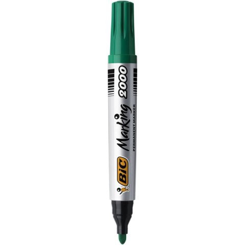 Marker permanentny Bic Marking 2000, zielony 1,5mm okrągła końcówka (8209123) Bic