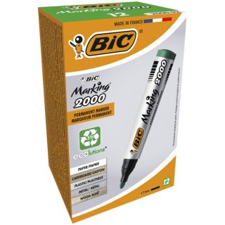 Marker permanentny Bic Marking 2000 zielony 1,5mm okrągła końcówka (8209123) Bic