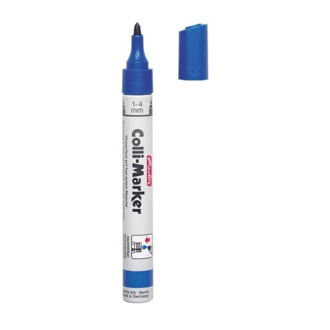 Marker permanentny Herlitz Colli-Marker 9566720 niebieski 1,0-4,0mm okrągła końcówka (400202808) Herlitz Marker permanentny Herlitz Colli-Marker 9566720 niebieski 1,0-4,0mm okrągła końcówka (400202808) Herlitz