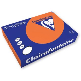 Papier kolorowy Trophee kolorowy A4 mandarynkowy 160g (xca41042) Trophee