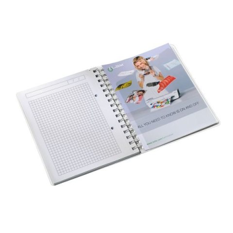 Zeszyt Leitz WOW A5 A5 80k. krata (46410062) Leitz