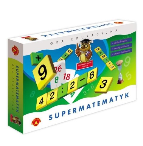 Gra edukacyjna Alexander Sowa Mądra Głowa Supermatematyk (0466) Alexander Gra edukacyjna Alexander Sowa Mądra Głowa Supermatematyk (0466) Alexander