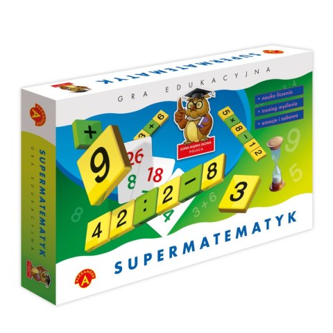 Gra edukacyjna Alexander Sowa Mądra Głowa Supermatematyk (0466) Alexander Gra edukacyjna Alexander Sowa Mądra Głowa Supermatematyk (0466) Alexander