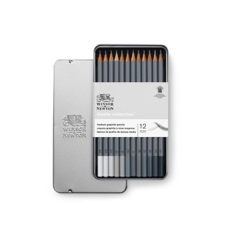 Ołówek Winsor zestaw 4H-H,F,HB,,B-6B (różne) (0490008) Winsor Ołówek Winsor zestaw 4H-H,F,HB,,B-6B (różne) (0490008) Winsor