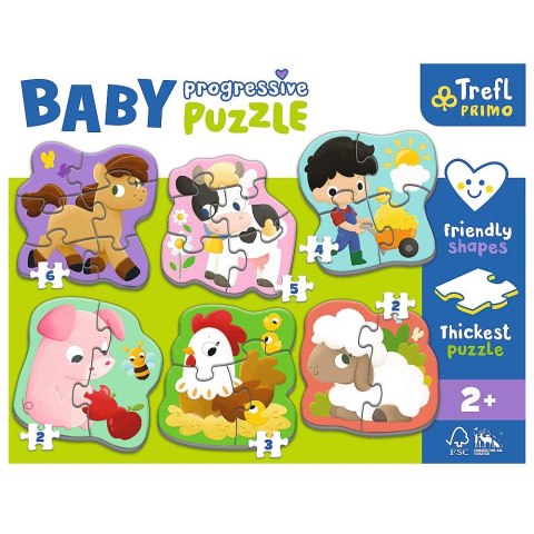 Puzzle Trefl Amscar Films Bing baby Farma (44000) Trefl Puzzle Trefl Amscar Films Bing baby Farma (44000) Trefl