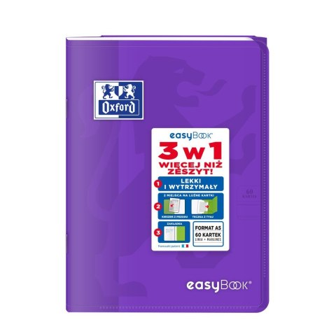 Zeszyt Oxford EASYBOOK A5 60k. 90g linia (400146694) Oxford Zeszyt Oxford EASYBOOK A5 60k. 90g linia (400146694) Oxford