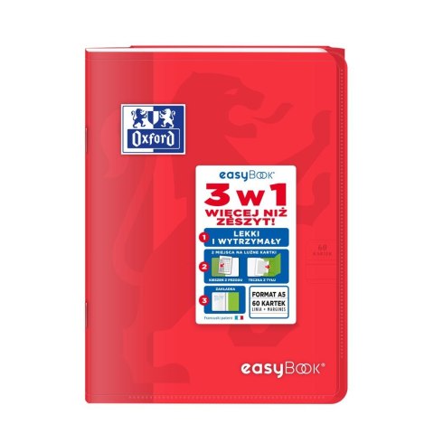 Zeszyt Oxford EASYBOOK A5 60k. 90g linia (400146694) Oxford Zeszyt Oxford EASYBOOK A5 60k. 90g linia (400146694) Oxford