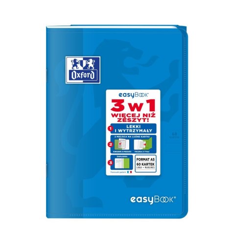 Zeszyt Oxford EASYBOOK A5 60k. 90g linia (400146694) Oxford Zeszyt Oxford EASYBOOK A5 60k. 90g linia (400146694) Oxford