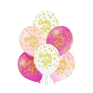 Balon gumowy Godan Baby girl, 6 szt. mix 300mm 12cal (BRN_5000218) Godan