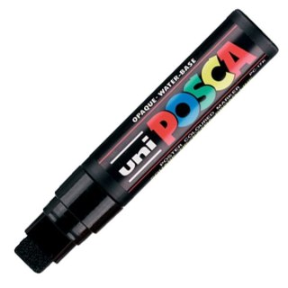 Marker suchościeralny Uni POSCA, czarny ścięta końcówka (PC-17k) Uni