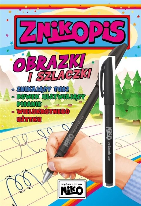 Książeczka edukacyjna Niko Znikopis. Obrazki i szlaczki Niko Książeczka edukacyjna Niko Znikopis. Obrazki i szlaczki Niko