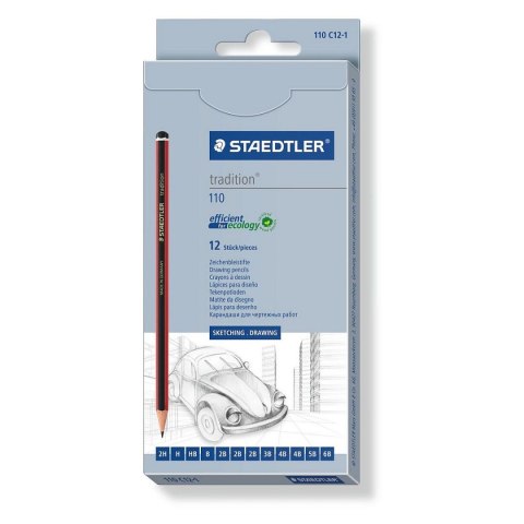 Ołówek Staedtler Zestaw Tradition (różne) (S110C12) Staedtler Ołówek Staedtler Zestaw Tradition (różne) (S110C12) Staedtler
