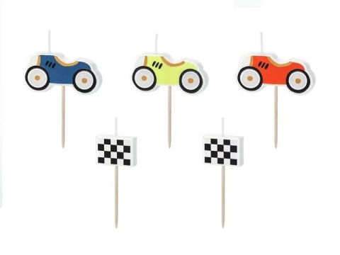 Świeczka urodzinowa Partydeco Autka, 2-3 cm (SCS-18) Partydeco Świeczka urodzinowa Partydeco Autka, 2-3 cm (SCS-18) Partydeco