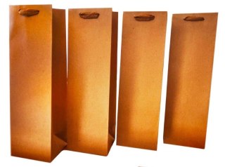 Torba prezentowa Rozette torebka LUX kraft na butelkę [mm:] 110x360x 100 (5907354056187) Rozette