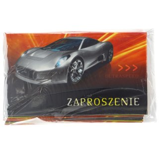 Zaproszenie Merigraf Duże Auto moto (5902221807008) Merigraf