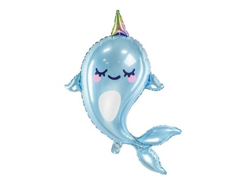 Balon foliowy Partydeco Narwal, 53x87cm, mix 34cal (FB62) Partydeco Balon foliowy Partydeco Narwal, 53x87cm, mix 34cal (FB62) Partydeco
