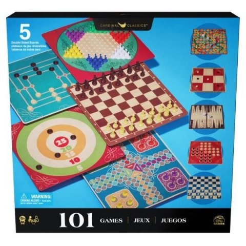 Gra logiczna Spin Master Zestaw gier klasycznych. 101 gier (6065340) Spin Master Gra logiczna Spin Master Zestaw gier klasycznych. 101 gier (6065340) Spin Master