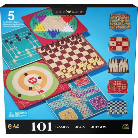 Gra logiczna Spin Master Zestaw gier klasycznych. 101 gier (6065340) Spin Master Gra logiczna Spin Master Zestaw gier klasycznych. 101 gier (6065340) Spin Master