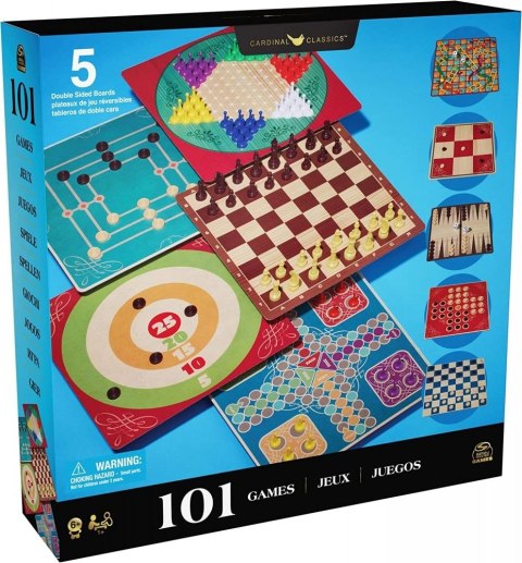 Gra logiczna Spin Master Zestaw gier klasycznych. 101 gier (6065340) Spin Master Gra logiczna Spin Master Zestaw gier klasycznych. 101 gier (6065340) Spin Master
