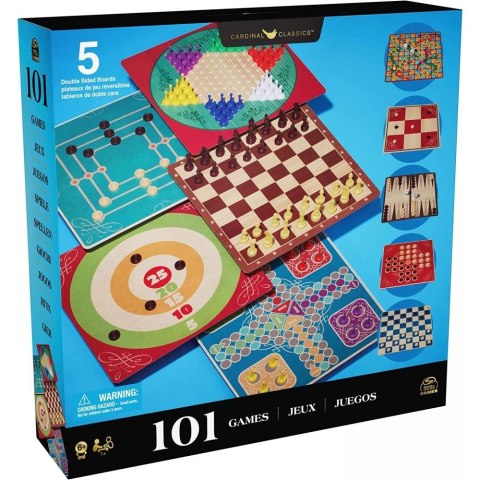 Gra logiczna Spin Master Zestaw gier klasycznych. 101 gier (6065340) Spin Master Gra logiczna Spin Master Zestaw gier klasycznych. 101 gier (6065340) Spin Master