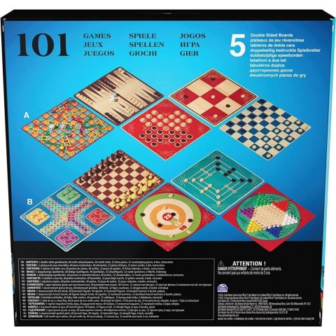 Gra logiczna Spin Master Zestaw gier klasycznych. 101 gier (6065340) Spin Master Gra logiczna Spin Master Zestaw gier klasycznych. 101 gier (6065340) Spin Master