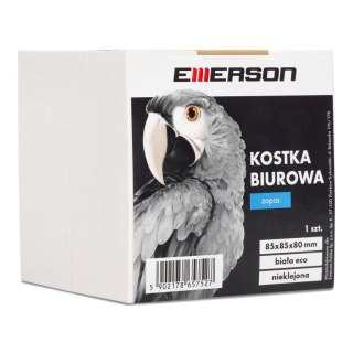 Kostka papierowa Emerson uzupełnienie biała [mm:] 85x85x 80 (arbuzkostkaeco) Emerson