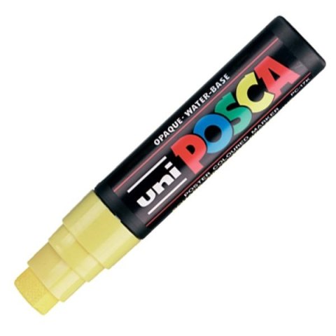 Marker suchościeralny Uni POSCA, żółty ścięta końcówka (PC-17k) Uni